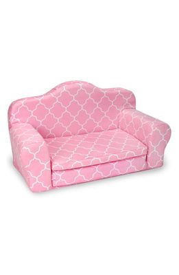 Teamson Kids Sophia's 18" Doll Pull-Out Couch in Pink