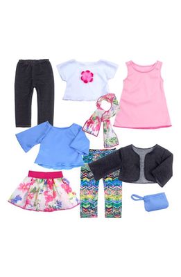Teamson Kids Sophia's 9-Piece Assorted 18" Doll Clothing in Multi-Color