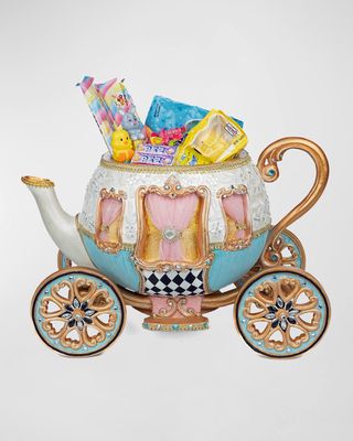 Teapot Carriage Candy Bowl