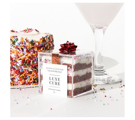 Teaspressa 27-Piece Birthday Cake Cocktail and tte Cubes