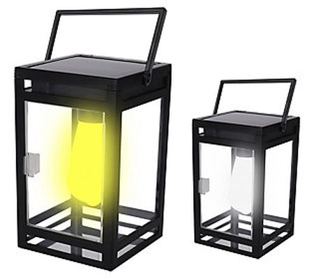 Techko Solar Portable LED Lantern - Amber or Wh ite Light