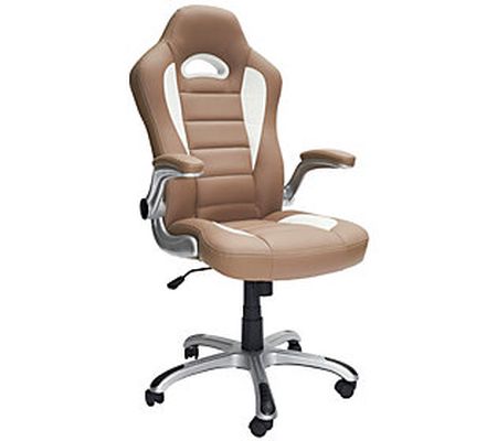 Techni Mobili High Back Executive Office Chair w/ Flip-Up Arms