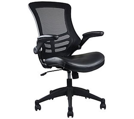 Techni Mobili Mesh Office Chair with Adjustable Arms