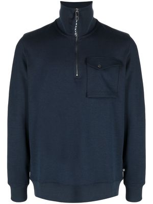 Ted Baker Ecos high-neck long-sleeve sweatshirt - Blue