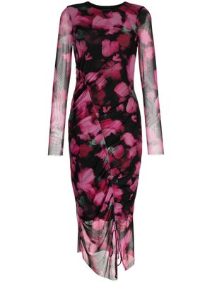 Ted Baker Lilzaan floral-print midi dress - Pink