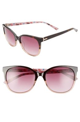 Ted Baker London 55mm Sunglasses in Tortoise/Pink