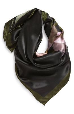 Ted Baker London Anikaay Silk Square Scarf in Black