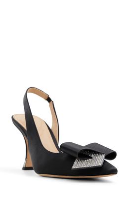 Ted Baker London Ari Bow Slingback Sandal in Black 