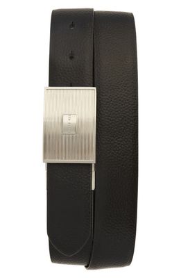 Ted Baker London Aydon Reversible Leather Belt in Black