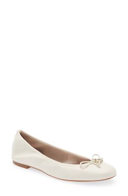 Ted Baker London Baylay Bow Ballet Flat in Ivory