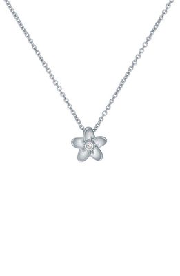 Ted Baker London Braddie Blossom Pendant Necklace in Silver Tone