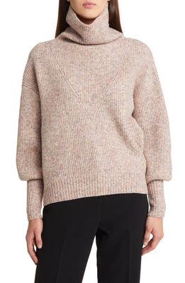 Ted Baker London Cchloe Wool Blend Turtleneck Sweater in Light Pink