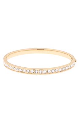 Ted Baker London Clemara Crystal Hinge Bangle Bracelet in Crystal/Gold