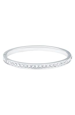 Ted Baker London Clemara Crystal Hinge Bangle Bracelet in Crystal/Silver