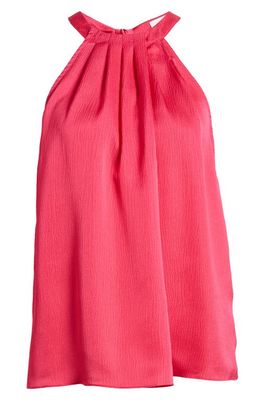 Ted Baker London Corrali Pleat Detail Blouse in Bright Pink
