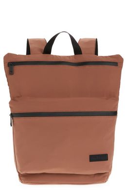 Ted Baker London Crayve Paper Touch Nylon Backpack in Tan