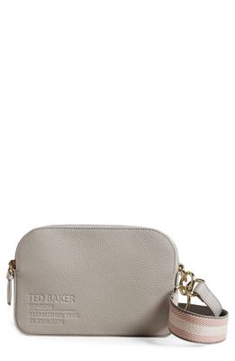 Ted Baker London Dailiah Leather Camera Bag in Light Grey