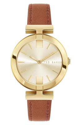 Ted Baker London Darbey Leather Strap Watch