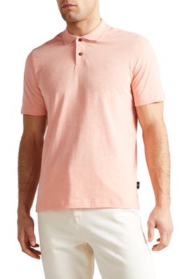 Ted Baker London Delvin Polo Shirt in Light Pink