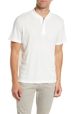 Ted Baker London Dombey Textured Knit Blade Collar Polo in White
