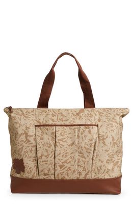 Ted Baker London Eddey Print Canvas & Leather Tote Bag in Natural