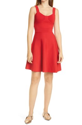 Ted Baker London Fionna Sleeveless Knit Dress in Bright Red