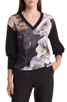 Ted Baker London Hanaly High-Low Sweater in Black