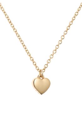 Ted Baker London Hara Tiny Heart Pendant Necklace in Gold
