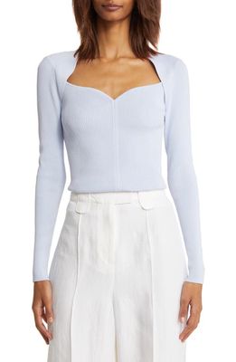 Ted Baker London Helenh Sweetheart Neck Sweater in Baby Blue