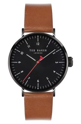 Ted Baker London Howden Leather Strap Watch
