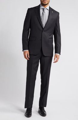 Ted Baker London Jay Slim Fit Solid Wool Suit in Charcoal