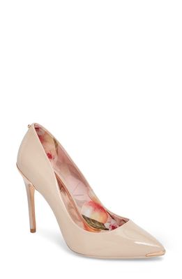 Ted Baker London Kaawa Pump in Nude Patent