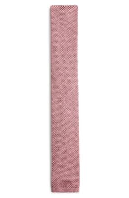 Ted Baker London Kallino Knitted Tie in Dusky Pink