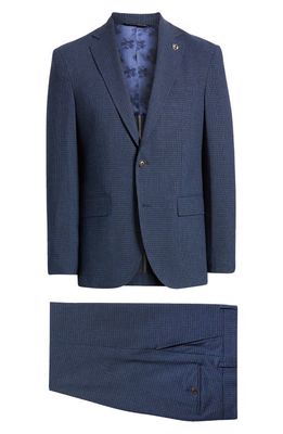 Ted Baker London Karl Soft Constructed Wool Blend Suit in Blue