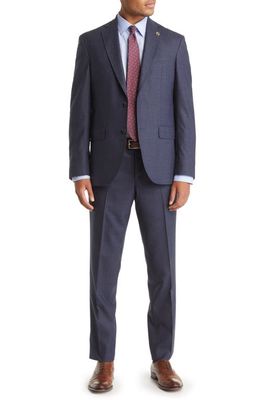 Ted Baker London Karl Soft Constructed Wool Suit in Blue