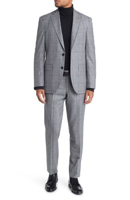 Ted Baker London Karl Soft Constructed Wool Suit in Grey