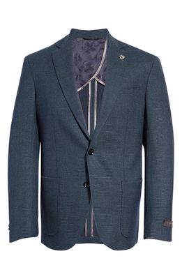 Ted Baker London Keith Stretch Wool Sport Coat in Teal