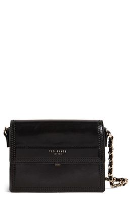 Ted Baker London Libbe Leather Crossbody Bag in Black