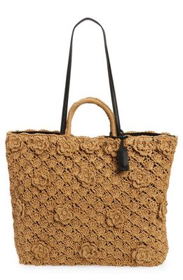Ted Baker London Magni Crochet Tote in Natural
