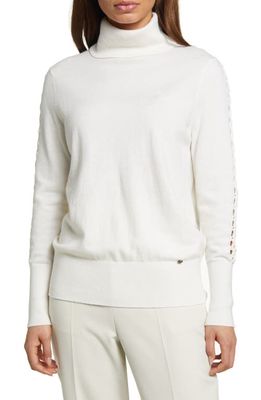 Ted Baker London Malevia Turtleneck Sweater in Natural