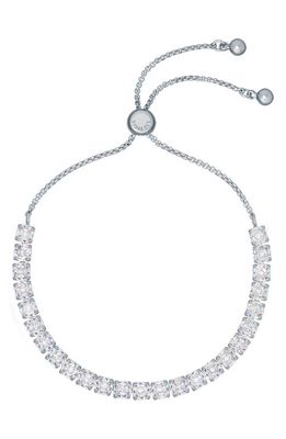 Ted Baker London Melrah Icon Crystal Slider Tennis Bracelet in Silver Tone Clear Crystal