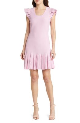 Ted Baker London Milasen Ruffle Fit & Flare Dress in Lilac