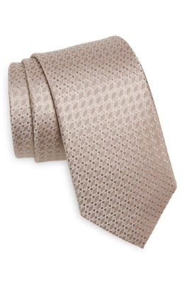 Ted Baker London Nisswa Textured Silk Tie in Stone