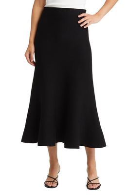 Ted Baker London Oliviay Knit Midi Skirt in Black