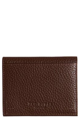 Ted Baker London Pannal Colour Leather Card Holder in Brown