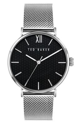 Ted Baker London Phylipa Gents Mesh Strap Watch