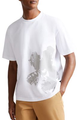 Ted Baker London Polpero Cotton T-Shirt in White