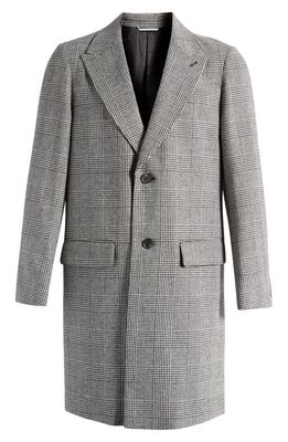 Ted Baker London Pow Check Wool Coat in Grey