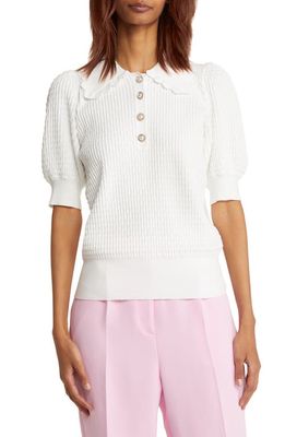 Ted Baker London Reannia Polo Sweater in White