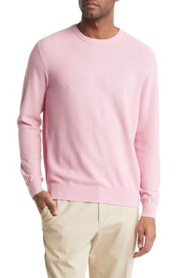 Ted Baker London Reson Wool Blend Crewneck Sweater in Mid Pink
